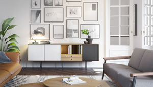 mueble de salón en lasarte: diseño minimal. treku en lasarte